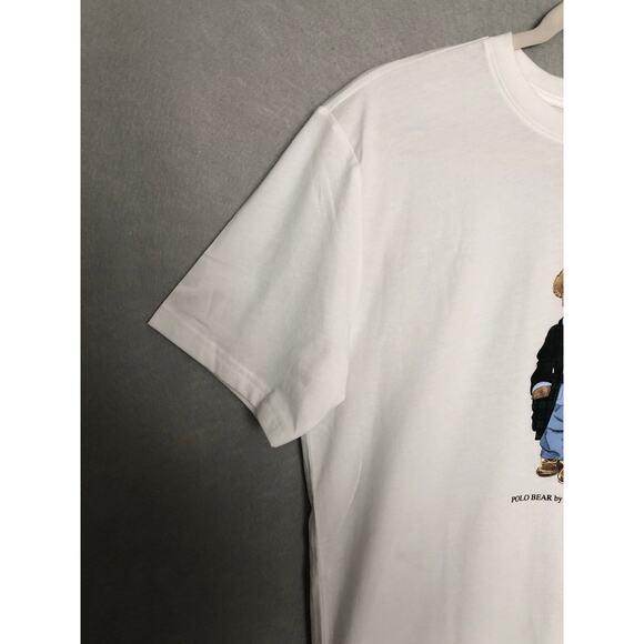 Polo Ralph Lauren Pajama T-Shirt Size Small Crew Neck White NEW - Picture 3 of 7